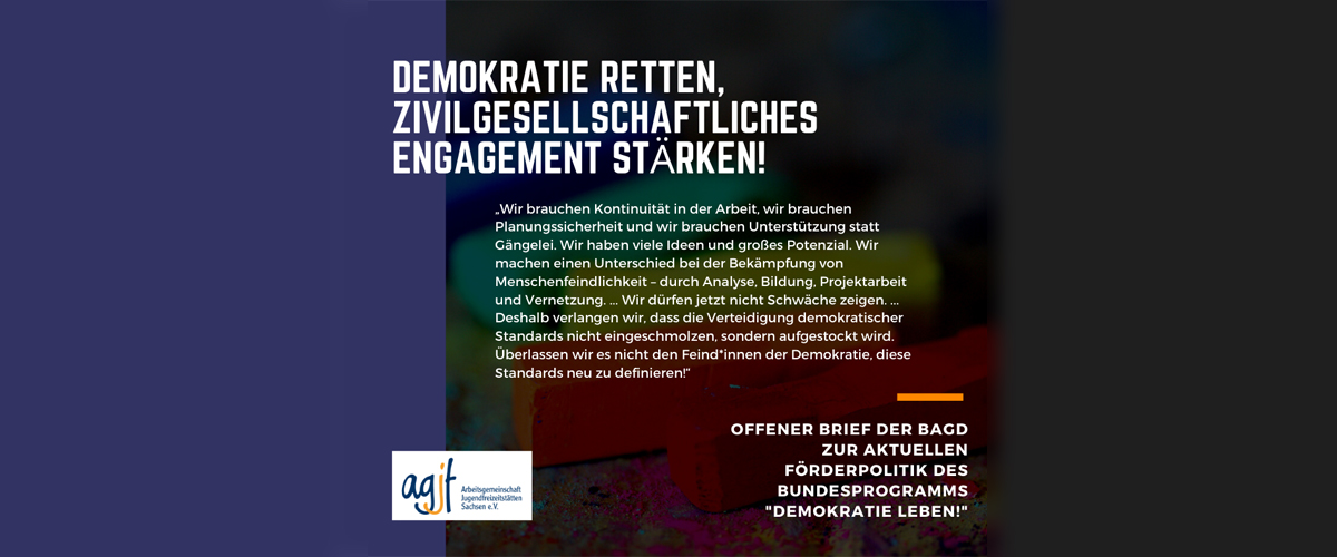 Gestalteter Text mit Zitaten aus dem Offenen Brief an die Bundesministerin